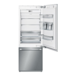 Thermador T36IB900SP 36-Inch Built-in Panel Ready Two Door Bottom Freezer Use and Care Manual