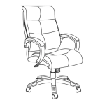 dams Catania Leather Faced Managers Chair Instructions