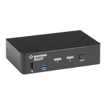Black Box KVMC4K-2P USB-C 4K KVM Switch, 2-Port User manual
