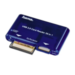 Hama USB 2.0 &amp; USB 3.0 Card Reader instruction manual