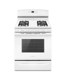 Amana AGR6603SFW 4 Burners 5-cu ft Self-Cleaning Freestanding Gas Range Installation guide