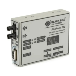 Black Box ME661A-MST Flexpoint Async RS232 Extender Owner's Manual