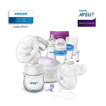 Avent Pump, store, feed and care all-in-one set SCD292/01 User manual