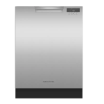 Fisher &amp; Paykel DW60UD6X Series 7 60cm Built-Under Dishwasher User guide