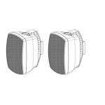 Adastra BH3-W BH Series Indoor / Outdoor Background Speakers - Supplied in Pairs User manual