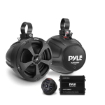 Pyle PLUTV58BKA Waterproof Rated Off-Road Speakers Owner's Manual