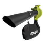 sunjoe SBJ603E-RM 3-in-1 Electric Blower Operator&rsquo;s manual