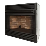 Pleasant Hearth PHZC42F Universal Radiant Zero Clearance 42 in. Ventless Dual Fuel Fireplace Insert Use and care guide