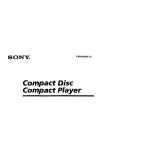 Sony D-E301 Operating instructions