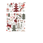 NORDIC WINTER Decorative Christmas Silhouette User Guide