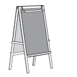 Ikea M&Aring;LA Easel Instruction manual