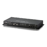 Cyp AVX-501C-TR AVX over Cat. - UHD+ 2x1 HDMI/DP to HDMI Bi-directional Transceiver W/HID USB Operation Manual