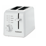 Cuisinart CPT-90 Classic Style Electronic Chrome Toaster Instruction Booklet