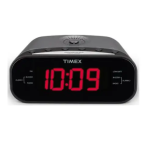 Timex T231 AM/FM Clock Radio Digital Tuning User Manual