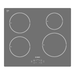 Bosch PIE651R14E/20 Electric cooktop Instruction manual