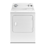 Maytag MGDX600XW Clothes Dryer Installation instructions