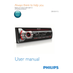 Philips CEM2101/55 CarStudio Sistema de audio para automóviles Hoja de datos del producto