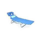 Deltess Ostrich 3-in-1 Blue Aluminum Folding Beach Chair Brugervejledning