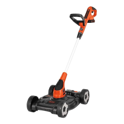 BLACK+DECKER MTC220 20-Volt Max 12-in Push Cordless Electric Lawn Mower 2 Ah Instruction manual | Manualzz