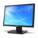 Acer V193W Monitor Uputstvo za upotrebu