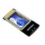 Trendnet TEW-421PC 54Mbps Wireless G PC Card Quick Installation Guide