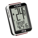 VDO Cyclecomputing M3 WR Operating instructions