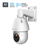 Amcrest IP8M-2899EW-AI 4K / 8MP Outdoor PTZ POE + IP Camera Pan Tilt Zoom (Optical 25x Motorized) Human and Vehicle Detection AI Specifications