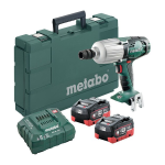 Metabo SSW 18 LTX 600 impact drivers/wrench Mode d'emploi