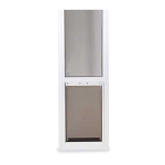 Petsafe 10-1/4 in. x 16-3/8 in. Large White Freedom Patio Panel (91 in. to 96 in.) Pet Door Installation guide