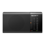 Sony ICF-P36 Portable Radio Operating Instructions
