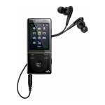 Sony NWZ-E474 NWZ-E474 8GB Walkman&reg; Video MP3 player Інструкції з експлуатації