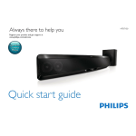 Philips HTB9150/12 Fidelio SoundBar Home Entertainment-System Benutzerhandbuch