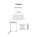Dometic MiniCool EA3300 MB20-80 Bedienungsanleitung