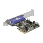 Delock 89129 PCI Express Card to 2 x Serial RS-232 + 1 x Parallel Data Sheet