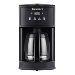 Cuisinart DCC-500 12 Cup Programmable Coffeemaker Quick Reference Guide
