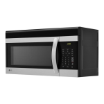LG Electronics 1.7 cu. ft. Over the Range Microwave Owner's manual