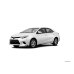 Toyota 2015 Corolla Owner's Manual