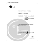 LG FFH-262A Owner's manual