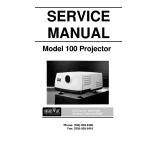 Hughes-JVC 100 Projector Service manual