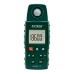 Extech Instruments LT510 Light Meter Manuale utente