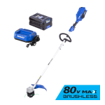 Kobalt KST 1680-06 80-Volt Max 16-in Straight Cordless String Trimmer Operating Guide