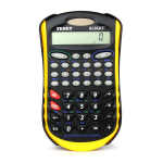 Texet ALBERT2 Scientific Calculator Owner's Manual