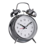 LONDON CLOCK Company Twin Bell Alarm Clock Instruction Manual