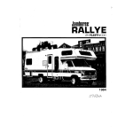 Fleetwood 1984 Jamboree Rallye Owner's Manual