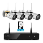 Kittyhok KP84-2MP-1TB Surveillance DVR Kit User Manual