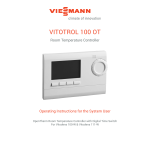 Viessmann VITOTROL 100 OT Installation And Service Instructions Manual