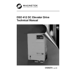 Magnetek DSD® 412 DC Elevator Drive Owner's Manual