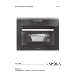 LAMONA LAM7002 Built In 60cm Black Combination Microwave Owner's manual