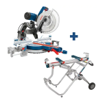 Bosch GCM12SD 15 Amp 12 in. Corded Dual-Bevel Sliding Glide Miter Saw with 60 Tooth Saw Blade Guide