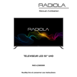 RADIOLA UHD 4K RAD-LD50090K TV Owner Manual